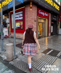 Chân váy Torrid caro xinh xuất xịn bigsize