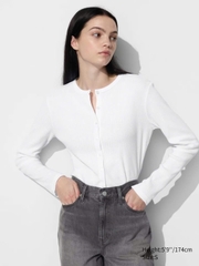 áo cardigan uni mỏng nhẹ thanh lịch chất thun gân co giản tốt bigSize