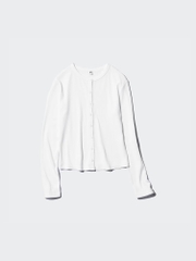 áo cardigan uni mỏng nhẹ thanh lịch chất thun gân co giản tốt bigSize