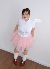 Chân váy Torrid lưới xòe tầng tiểu thư xuất xịn bigsize