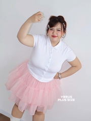 Chân váy Torrid lưới xòe tầng tiểu thư xuất xịn bigsize