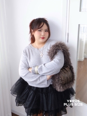 Chân váy Torrid lưới xòe tầng tiểu thư xuất xịn bigsize