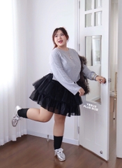Chân váy Torrid lưới xòe tầng tiểu thư xuất xịn bigsize