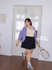 Áo dây thể thao Rae Mode cổ tim thun gân bigsize xuất xịn