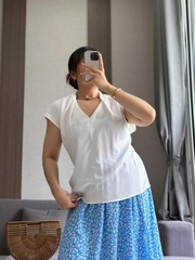 Áo lụa Shein cổ V