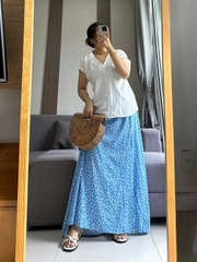 Áo lụa Shein cổ V
