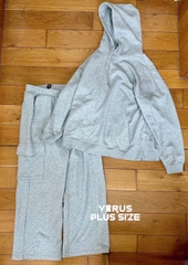 Set hoodie + quần cargo suông G@p xuất xịn(hoodiext/qnicargo)