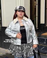 Khoác jacket metalic 34on bigsize