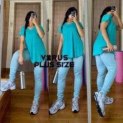 [ViruSpluSSize]sale outlet -  áo tập XerSion cổ tim bigSize