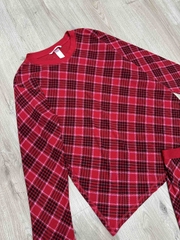[Có Bigsize ]Bộ đồ caro đỏ VIC xuất xịn