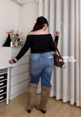 Áo thun bẹt vai tay dài Fashion bigsize