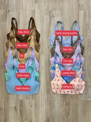 Áo bra MEUNDIES cổ tim chất su đanh mịn
