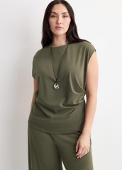 Set xoài mng nhún eo quần suông chất mát mịn xuất xịn bigsize