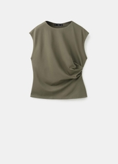 Set xoài mng nhún eo quần suông chất mát mịn xuất xịn bigsize