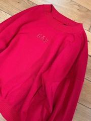 Sweater Gap tà bo bigsize logo thêu xuất xịn