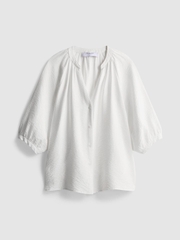 Áo cổ V nút primark tay phồng bigsize xuất xịn