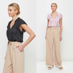Áo lụa tay bèo preview bigsize