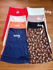 Chân váy midi lụa anthrop0logie xuất xịn bigsize