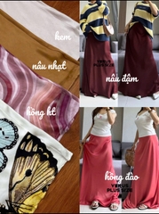 Chân váy maxi lụa anthropol0gie bigsize xuất xịn