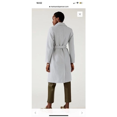 [virusplussize]Áo dạ M&S sọc xám nhuyễn bigsize xuất xịn