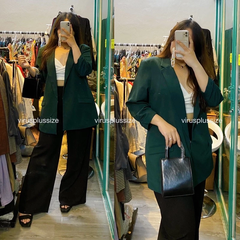 [viruSpluSSize]áo blazer inc tay lửng bigSize xuất xịn