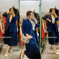 [viruSpluSSize]áo blazer inc tay lửng bigSize xuất xịn