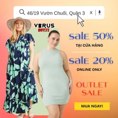 Sale outlet - Đầm mng thun gân midi bigsize