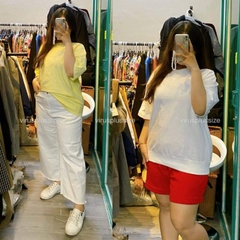 [viruSpluSSize]sale outlet - Áo thun GU bo tà BigSize