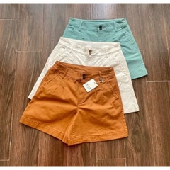 [viruSpluSSize]Quần Short kaki ANNA xuất xịn BigSize (Sl ít chỉ còn màu Xanh)