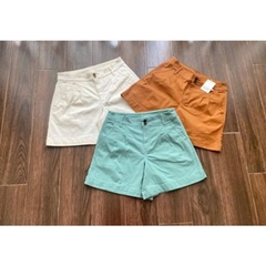 [viruSpluSSize]Quần Short kaki ANNA xuất xịn BigSize (Sl ít chỉ còn màu Xanh)