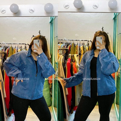 [ViruSpluSSize] Áo khoác BDG khoá Zip BigSize uniSex