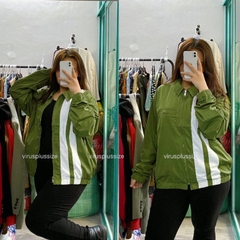 [ViruSpluSSize] Áo khoác BDG khoá Zip BigSize uniSex