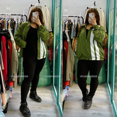 [ViruSpluSSize] Áo khoác BDG khoá Zip BigSize uniSex