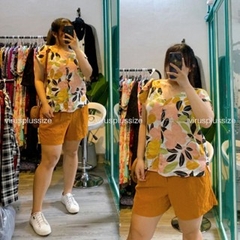 [viruSpluSSize]sale outlet - áo linen RACHEL ZOE bigSize xuất xịn