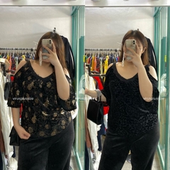 [ViruSpluSSize] Áo bẹt vai nhung G.Collection