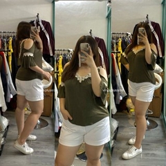 sale outlet - Áo bẹt vai G.Collection BigSize xuất xịn