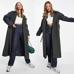 [virusplussize]Áo dạ asos màu rêu tay trần bông bigsize