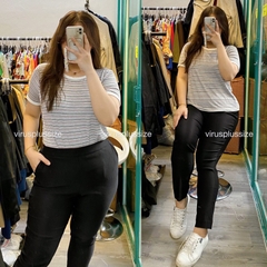 [viruSpluSSize]quần tregging anne klein đen bigSize xuất xịn phom to