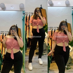 sale outlet - Áo CROPTOP F21pluS XUẤT XỊN bigSize