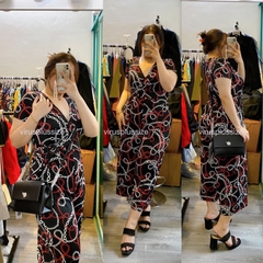[viruSpluSSize]JUMSUIT Emma hoa tiết mắc xích outlet Sale