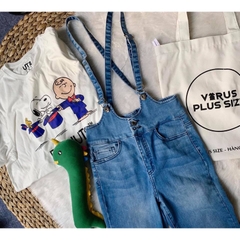[viruSpluSSize]Yếm jean bigSize Sneakpeak mini Size Sml