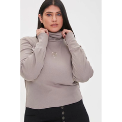 [viruSpluSSize]ÁO CỔ LỌ F21 PLUS THÊU HOA BIGSIZE