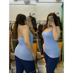 [viruSpluSSize]Áo dây cotton f21 xuất xịn baSic tiện dụng [f21a2d]