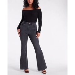 [viruSpluSSize]Quần JeanS ExpreSS Lưng Cao Ống Loe Đen WaSh