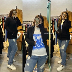 Áo Khoác ASOS Cổ Bẻ Dây Kéo UniSex BigSize