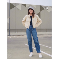 [viruSpluSSize]Quần JeanS Uni Trơn Form Boyfriend BigSize