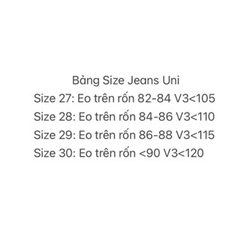 [viruSpluSSize]saleo outlet - Quần JeanS Uni Form Skinny BigSize