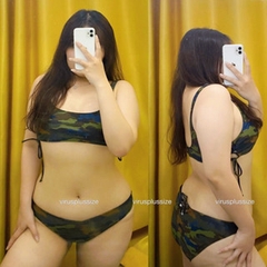 [viruSpluSSize]Bikini NOBO Hoạt Tiết Tropical BigSize