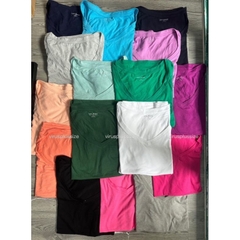 [viruSpluSSize]sale outlet - Áo thun cổ tim LANE 2 xuất xịn bigSize