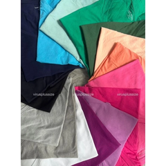 [viruSpluSSize]sale outlet - Áo thun cổ tim LANE 2 xuất xịn bigSize